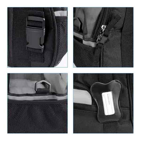 Sac de Transport pour Chien - DogCarrierBag™ - Noir - Dog en Vadrouille