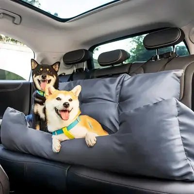 Siège Auto Animaux - CarrierTravelDog™ - Gris - Dog en Vadrouille
